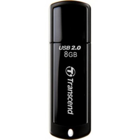 Unidad flash USB Transcend JetFlash 350 8 GB USB 2.0 negra