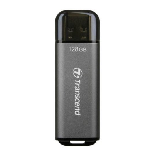 Pen Drive Transcend JetFlash 920 128GB USB 3.2 Gen 1 Cinza Alumínio