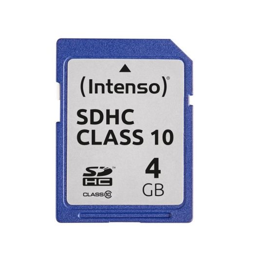 SDHC-Karte Intenso 4GB Class 10 25 MB/s Stoßfest Schwarz
