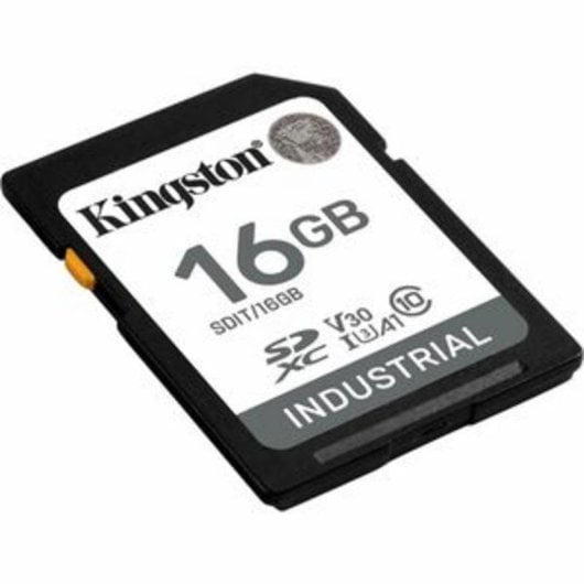 Cartao Kingston SD 16GB Industrial UHS-I U3 V30 A1 pSLC Resistente