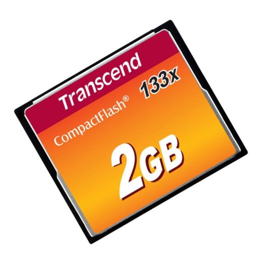 Tarjeta CompactFlash Transcend TS2GCF133 2 GB 133x Negro MLC