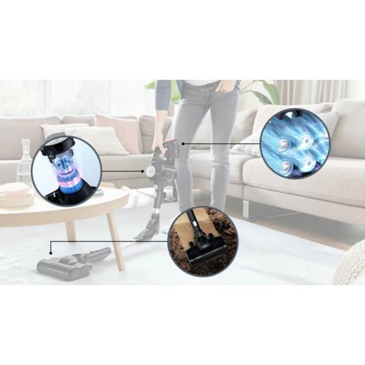 Akku-Staubsauger Beutellos Bosch BSS715FRSH 18V 35min Schwarz Silber 0,3L