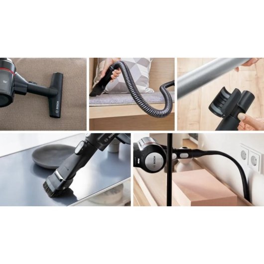 Akku-Staubsauger Beutellos Bosch BSS715FRSH 18V 35min Schwarz Silber 0,3L