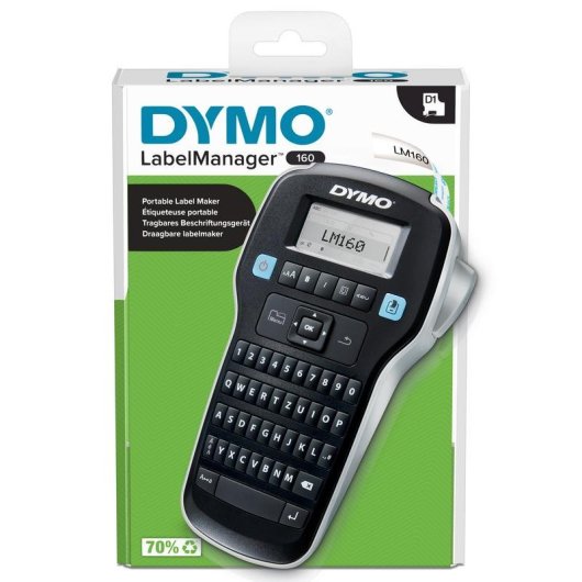 Impresora Transferencia térmica Dymo LabelManager 160 QWERTZ con teclado inteligente