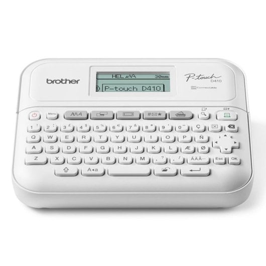 Etikettendrucker ZINK kabelgebunden Brother PT-D410VP QWERTY-Tastatur LCD