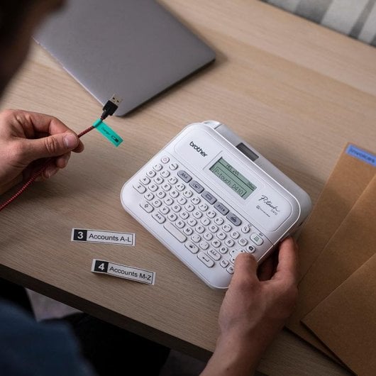 Etikettendrucker ZINK kabelgebunden Brother PT-D410VP QWERTY-Tastatur LCD