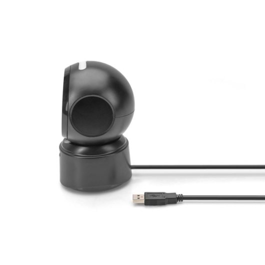 Escáner de códigos de barras Digitus USB 2D sobremesa omnidireccional 200 escaneos/s