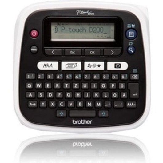 Impressora transferência térmica Brother PT-D200BWVP LCD corte manual