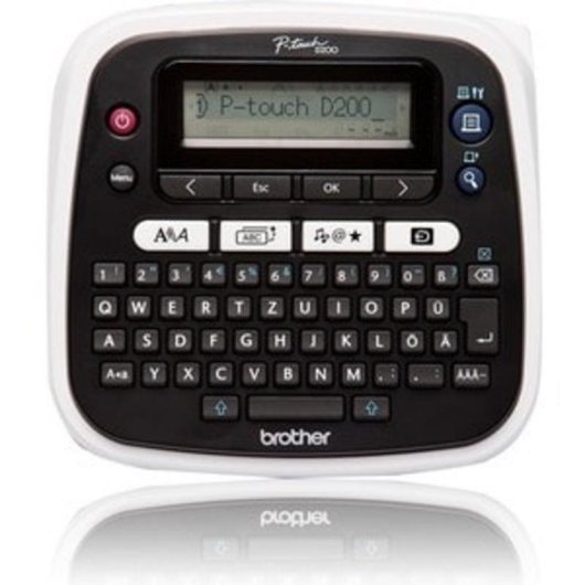Impressora Transferência Térmica Brother PT-D200BWVP com LCD e corte manual