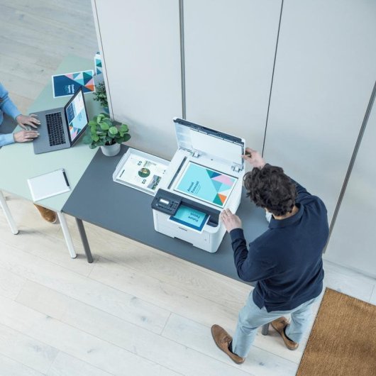 Multifonction Brother DCP-L3515CDW LED Couleur WiFi Recto-Verso Copie Scanner A4