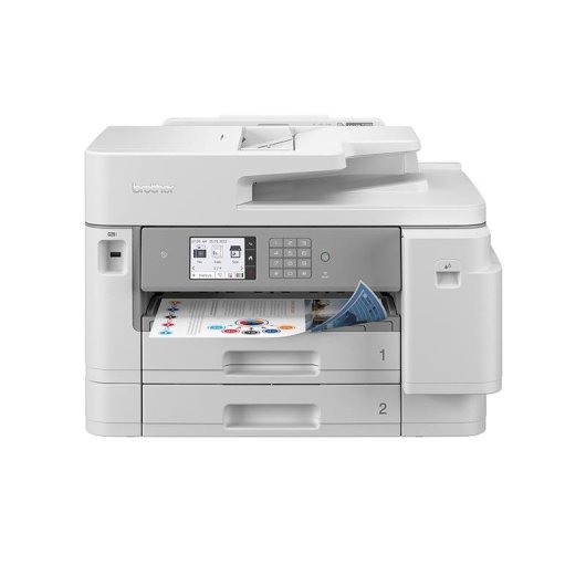 Multifunção Brother MFC-J5955DW Jato de Tinta Cor WiFi Fax Duplex A3 Branco