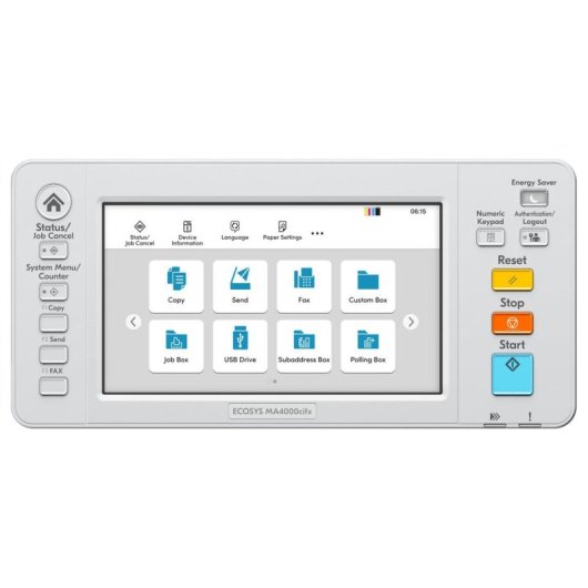 Multifunción Kyocera ECOSYS MA4000cifx Láser Color Ethernet Dúplex Fax Todo-en-Uno
