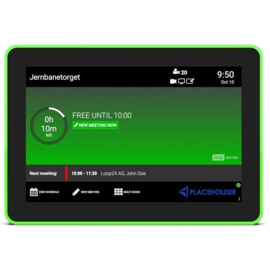 Ecrã Interativo Loop24 LM-8058 8 polegadas Tátil Wi-Fi 6 Ethernet