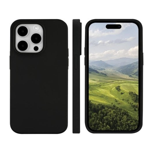 Funda per smartphone dbramante1928 Monaco MagSafe Cover case Nero per iPhone 15 Pro Max