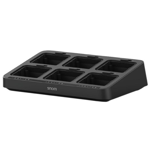 Carregador Snom MC10 12V 3A Preto 6 dispositivos LED