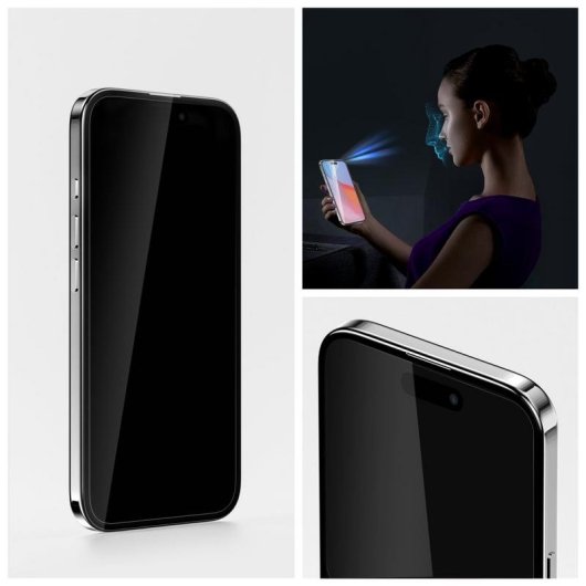 Displayschutz Apple iPhone 16 Gehärtetes Glas 9H Transparent