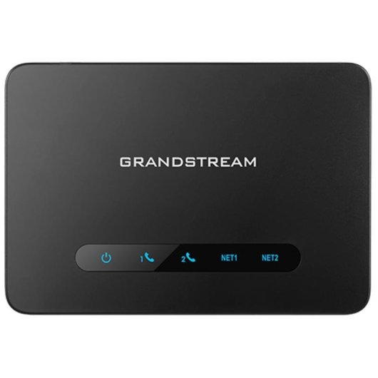 Adaptador VoIP Grandstream HT812 v2 Preto 2 Portas Ethernet