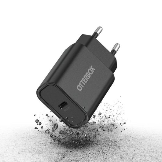 Cargador OtterBox 78-81338 USB-C 20W Carga Rápida Negro