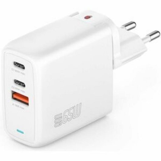 Caricatore 4Smarts GaN Flex 65W 2 USB-C Power Delivery Bianco