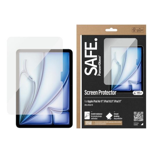 Protezione Schermo PanzerGlass SAFE Ultra-Wide Fit iPad Air 11 Trasparente