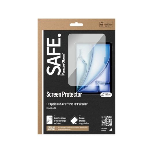 Protezione Schermo PanzerGlass SAFE Ultra-Wide Fit iPad Air 11 Trasparente