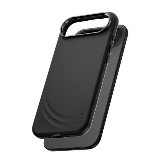 Funda für Handy PanzerGlass CARE Flow Cover Silikon Schwarz MagSafe für iPhone Air