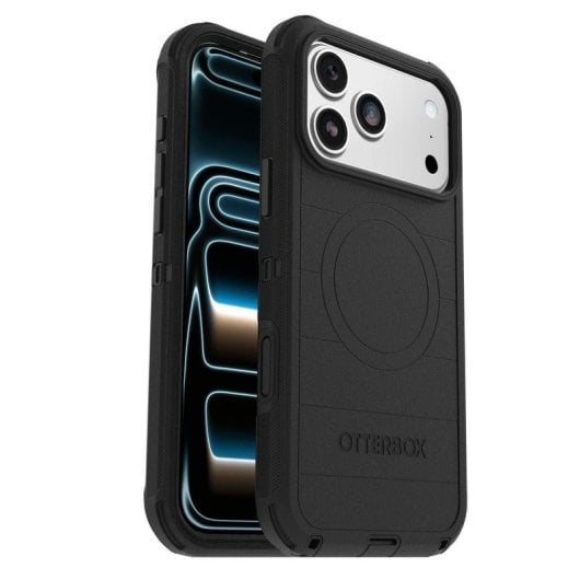 Funda para móvil OtterBox Defender Pro MagSafe Cover Policarbonato Negro para iPhone 17 Pro Max