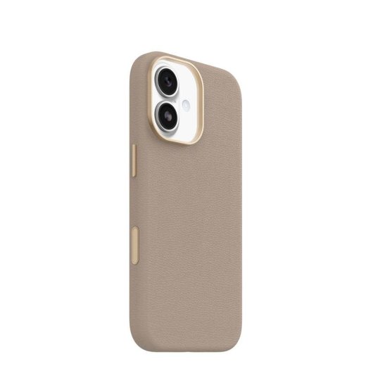 Funda fur Handy OtterBox Symmetry Cactus Leather Cover case Kaktusleder Hellgrau fur iPhone 17