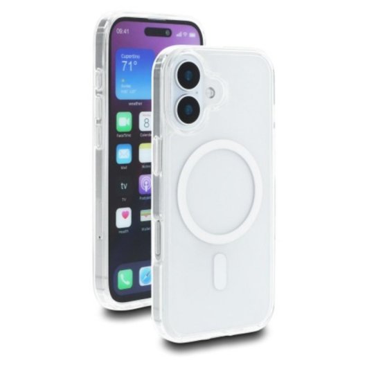 Funda pour mobile DeLOCK 81618 Coque Polycarbonate TPU Transparent Blanc pour iPhone 17