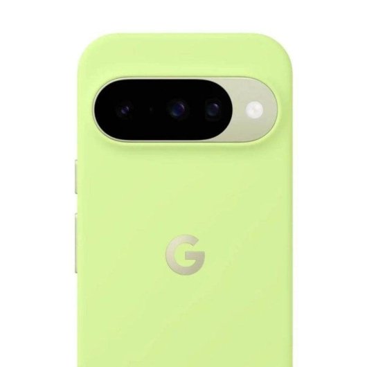 Funda para móvil Google Cover case Microfibra Amarillo Lemongrass para Pixel 10 Pro