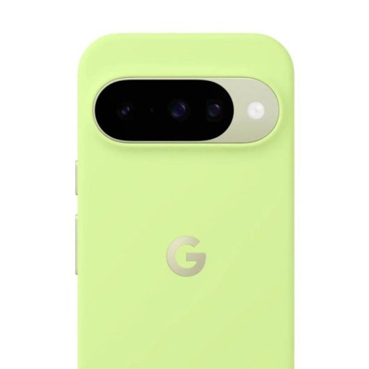 Funda para móvil Google Cover case Microfibra Amarillo Lemongrass para Pixel 10 Pro