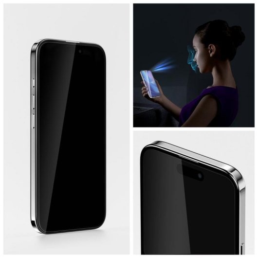 Displayschutz Apple iPhone 16 Pro Gehärtetes Glas 9H Transparent