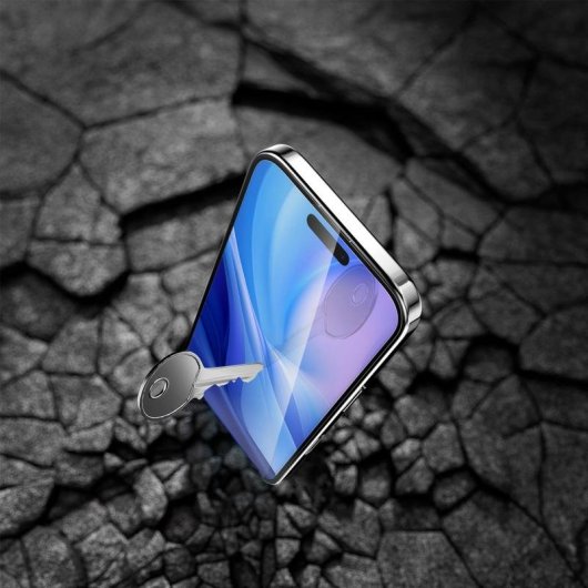 Displayschutz Apple iPhone 16 Pro Gehärtetes Glas 9H Transparent