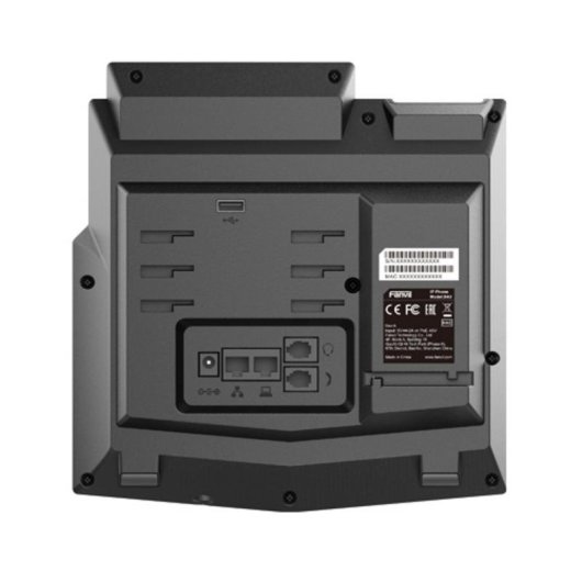 Telefone IP Fanvil X4U Preto 12 linhas LCD 2,8 polegadas Gigabit