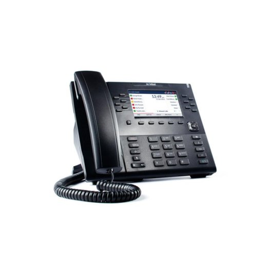 Telefono IP Mitel 80C00003AAA-A Nero 24 linee LCD Gigabit