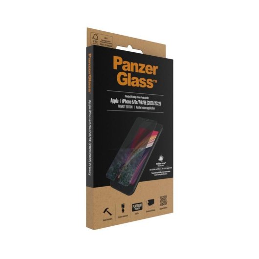 Displayschutz PanzerGlass iPhone SE Privacy Gehärtetes Glas
