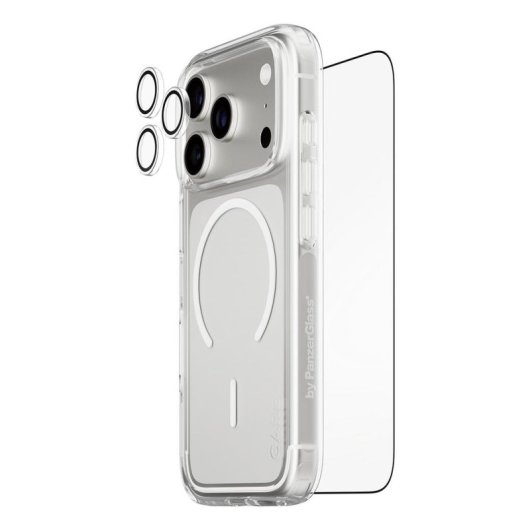 Displayschutz PanzerGlass iPhone 17 Pro 3 in 1 Kit transparent