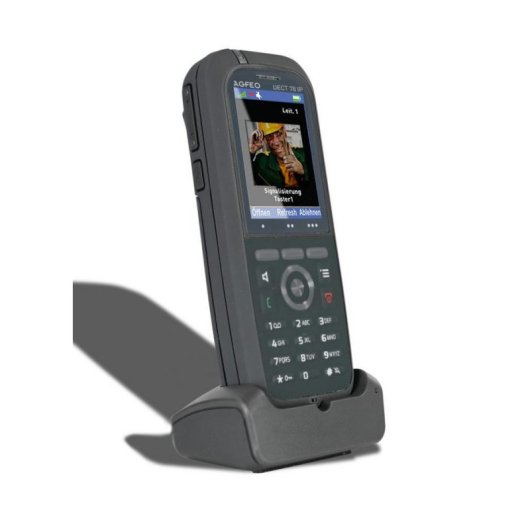 Teléfono IP AGFEO DECT 78 IP Inalámbrico Gris con Pantalla TFT