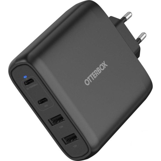 Caricatore OtterBox 78-81343 100W GaN 2xUSB-C 2xUSB-A Nero