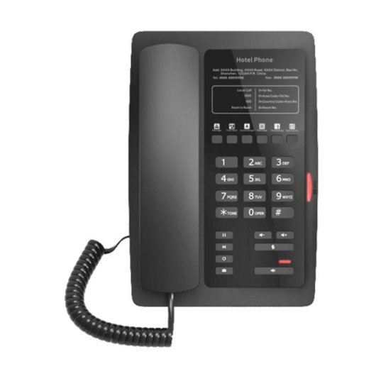 Teléfono IP Fanvil H3W Negro con 2 líneas y WiFi