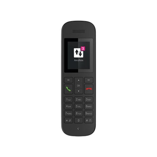 Telefone Telekom Sinus A12 DECT sem fios altifalante 100 contactos preto