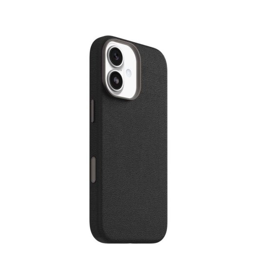 Funda para móvil OtterBox Symmetry Cactus Leather Cover case Piel Negra MagSafe para iPhone 17