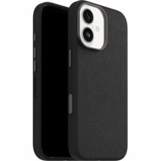 Funda para móvil OtterBox Symmetry Cactus Leather Cover case Piel Negra MagSafe para iPhone 17
