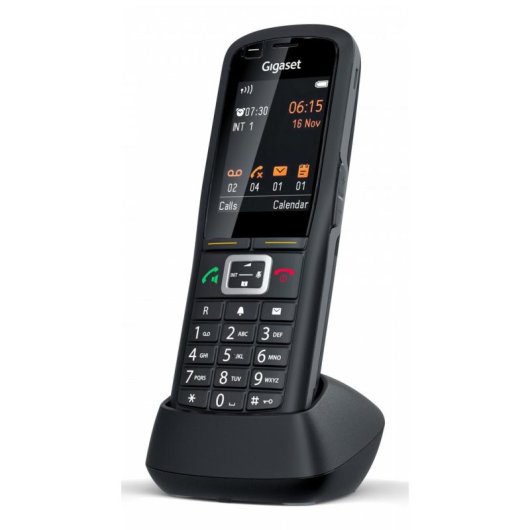 Telefon Gigaset R700H PRO DECT kabellos 500 Kontakte SMS Schwarz