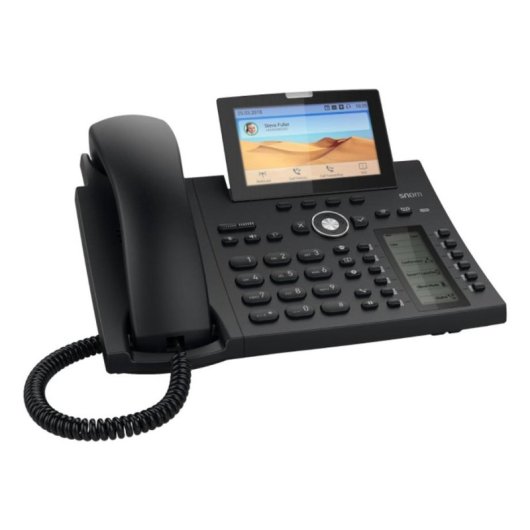 Téléphone IP Snom D385N Noir 12 lignes écran 4.3 pouces