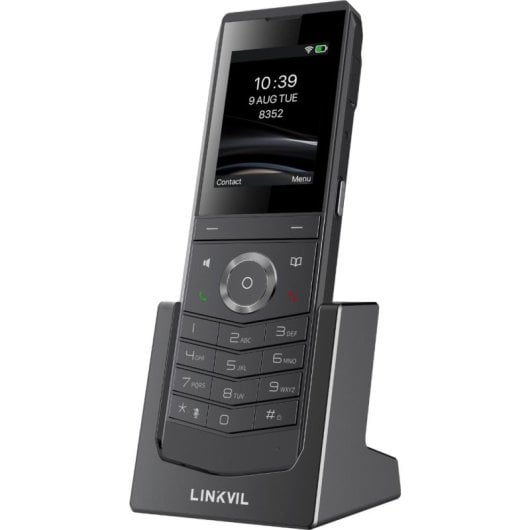 Teléfono IP Fanvil W611W V2 Negro Inalámbrico 4 Líneas LCD