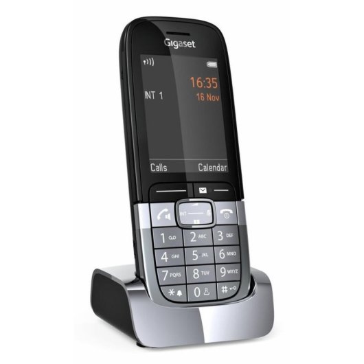 Telefono Gigaset SL850H Pro Wireless Bluetooth 500 Contatti Titanio