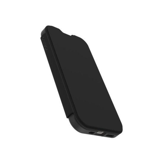 Funda pour mobile OtterBox React Folio transparente noire MagSafe pour iPhone 17e 16e 15 14 13
