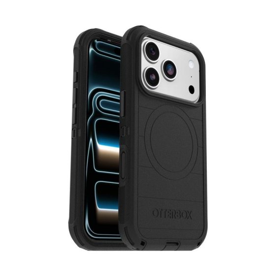 Funda für Handy OtterBox Defender Pro MagSafe Cover Polycarbonat Schwarz für iPhone 17 Pro