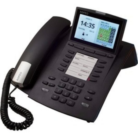 Telefone AGFEO ST 45 IP Preto LCD 1000 contactos com fio